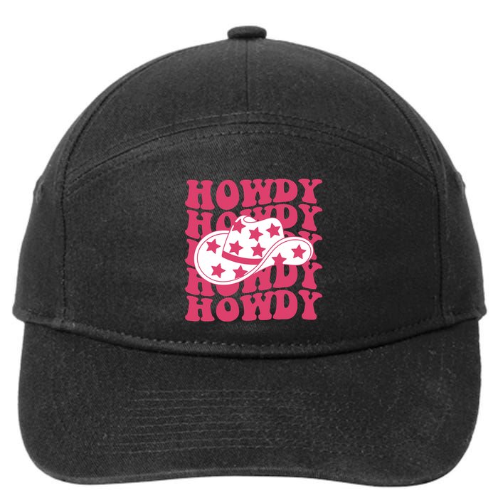 Howdy Retro Groovy 7-Panel Snapback Hat