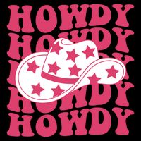 Howdy Retro Groovy 7-Panel Snapback Hat