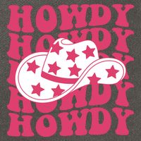 Howdy Retro Groovy Cotton Canvas Backpack