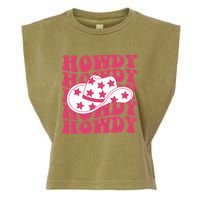 Howdy Retro Groovy Garment-Dyed Women's Muscle Tee