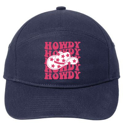 Howdy Retro Groovy 7-Panel Snapback Hat