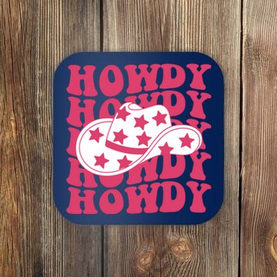 Howdy Retro Groovy Coaster