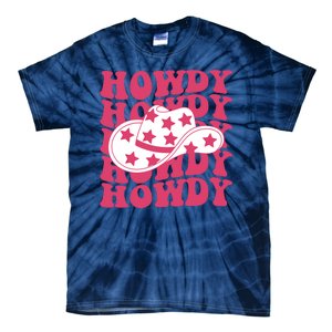 Howdy Retro Groovy Tie-Dye T-Shirt