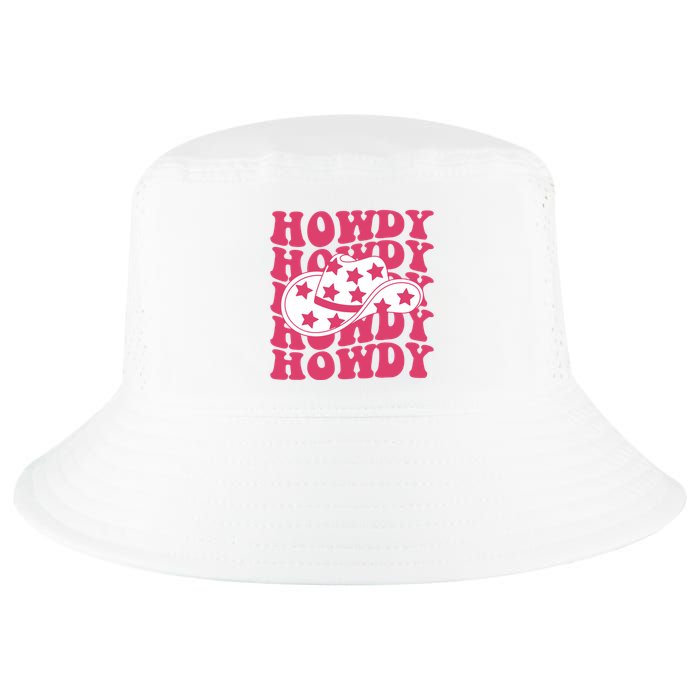 Howdy Retro Groovy Cool Comfort Performance Bucket Hat