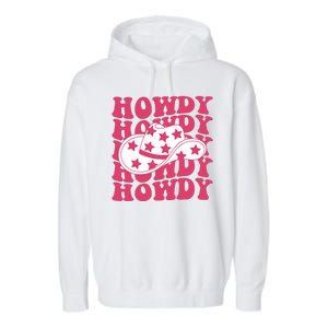 Howdy Retro Groovy Garment-Dyed Fleece Hoodie