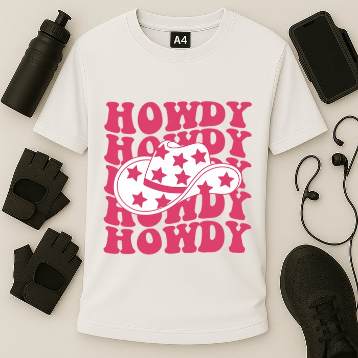 Howdy Retro Groovy Performance Shirt