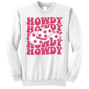 Howdy Retro Groovy Sweatshirt