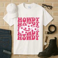 Howdy Retro Groovy Tall T-Shirt