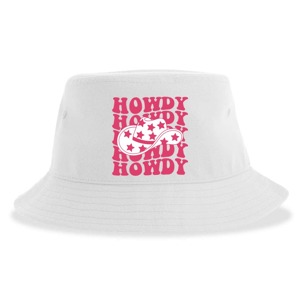 Howdy Retro Groovy Sustainable Bucket Hat
