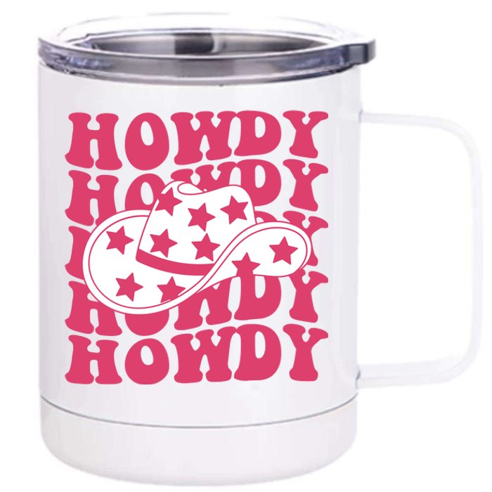 Howdy Retro Groovy 12 oz Stainless Steel Tumbler Cup