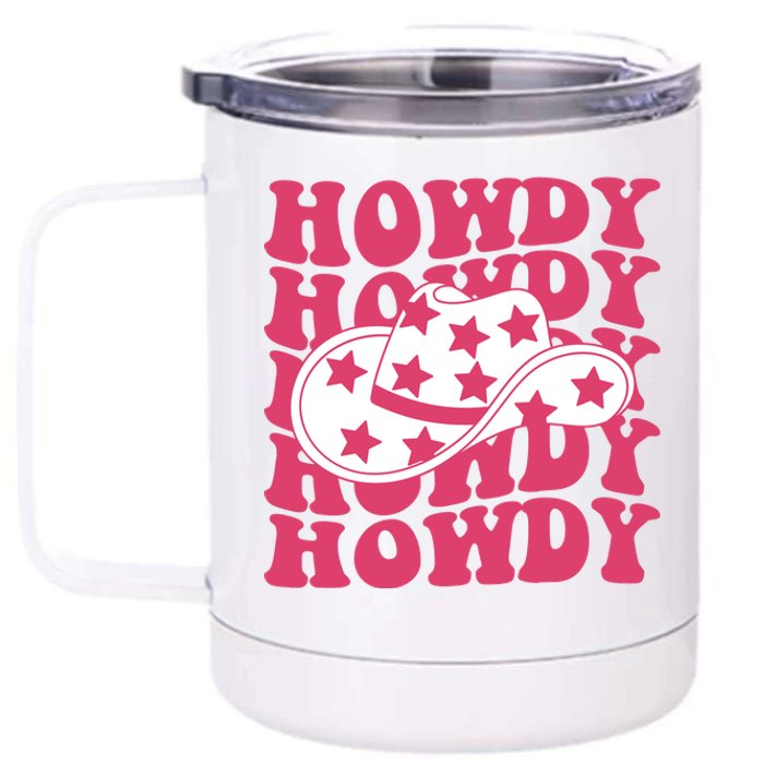 Howdy Retro Groovy 12 oz Stainless Steel Tumbler Cup