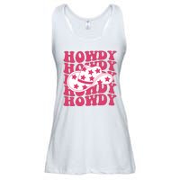 Howdy Retro Groovy Ladies Essential Flowy Tank