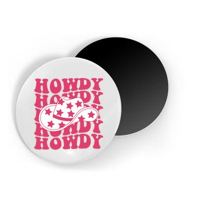 Howdy Retro Groovy Magnet