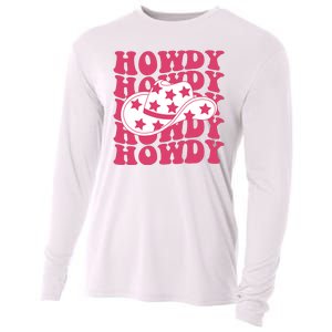 Howdy Retro Groovy Cooling Performance Long Sleeve Crew