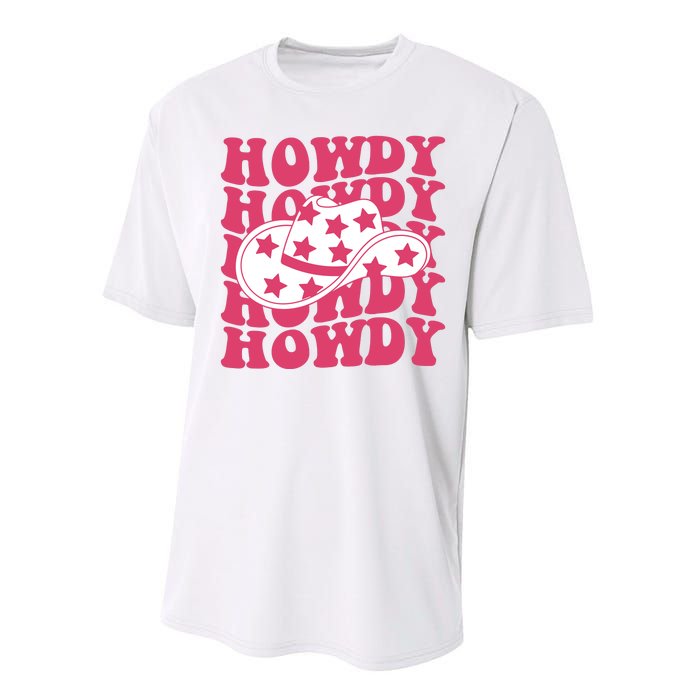 Howdy Retro Groovy Performance Sprint T-Shirt