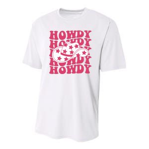 Howdy Retro Groovy Youth Performance Sprint T-Shirt