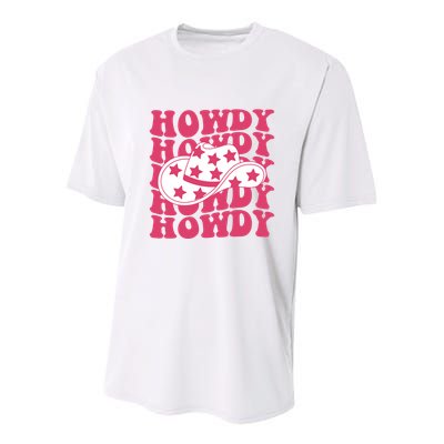 Howdy Retro Groovy Youth Performance Sprint T-Shirt