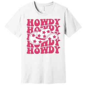 Howdy Retro Groovy Premium T-Shirt