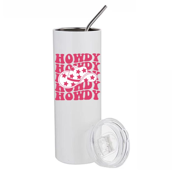 Howdy Retro Groovy Stainless Steel Tumbler