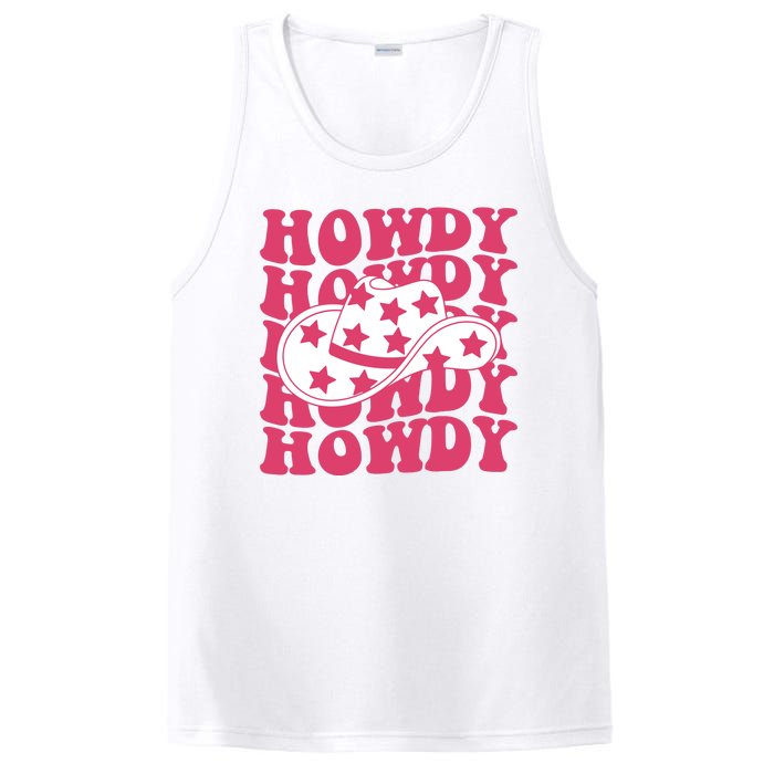 Howdy Retro Groovy PosiCharge Competitor Tank