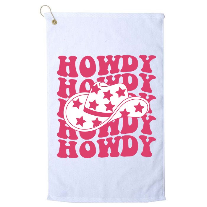 Howdy Retro Groovy Golf Towel