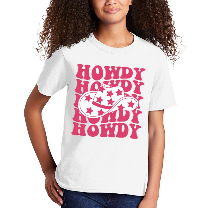 Howdy Retro Groovy Kids T-Shirt