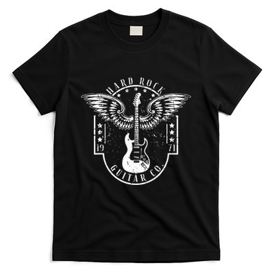 Hard Rock Guitar Co. Guitarist Rock And Roll Rocker Musician T-Shirt