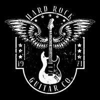 Hard Rock Guitar Co. Guitarist Rock And Roll Rocker Musician Womens Tank Top