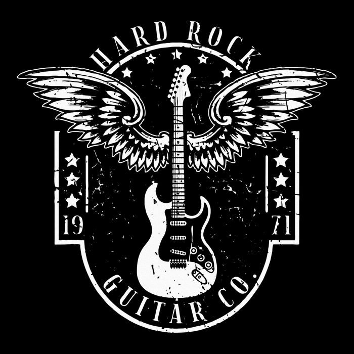 Hard Rock Guitar Co. Guitarist Rock And Roll Rocker Musician Womens Tank Top