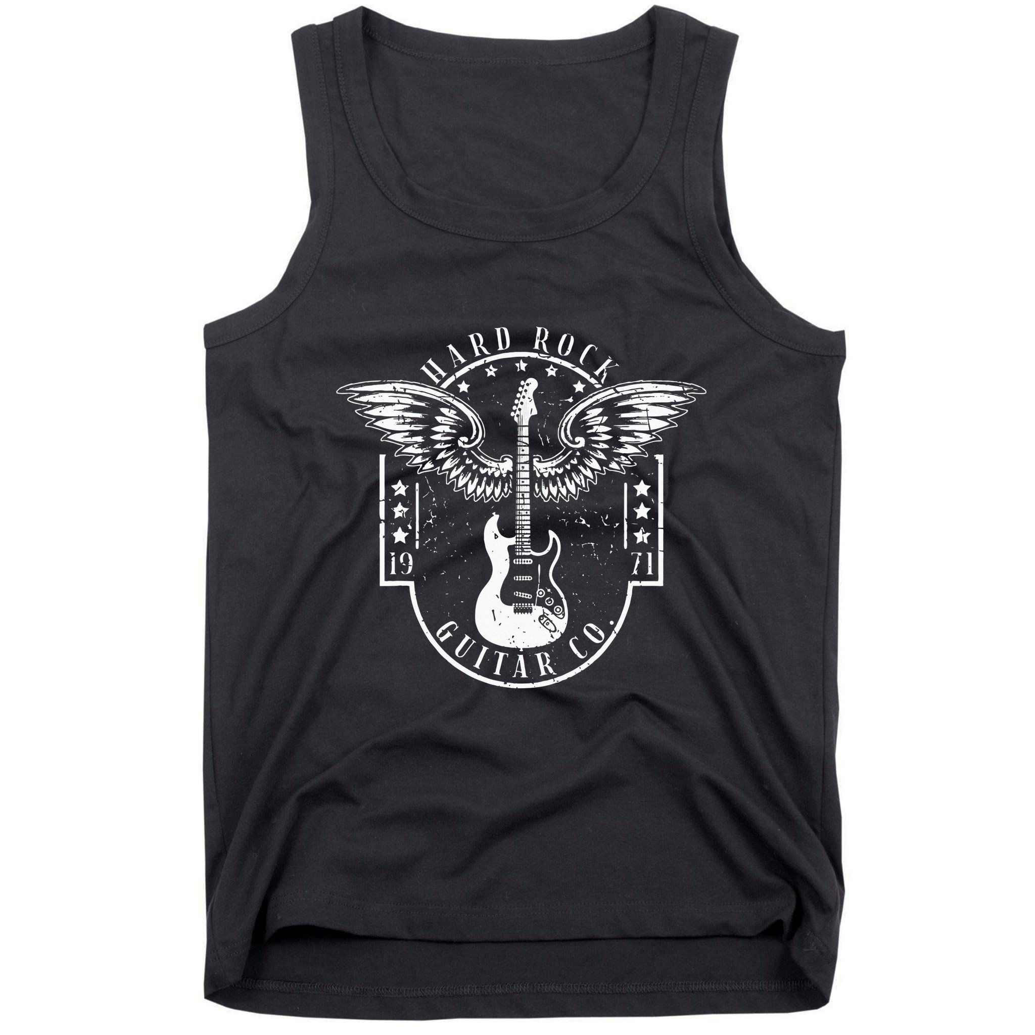 Hard Rock Guitar Co. Guitarist Rock And Roll Rocker Musician Tank Top