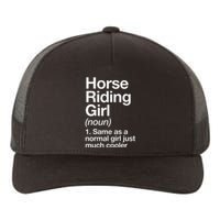 Horse Riding Girl Definition Funny & Sassy Sports Yupoong Adult 5-Panel Trucker Hat