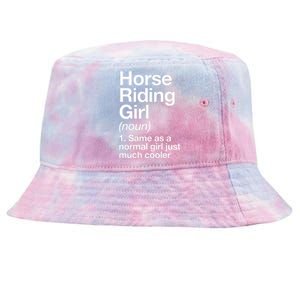 Horse Riding Girl Definition Funny & Sassy Sports Tie-Dyed Bucket Hat