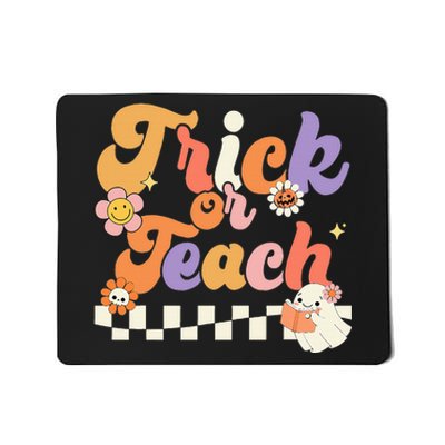 Halloween Retro Groovy Teacher Ghost Costume Mousepad