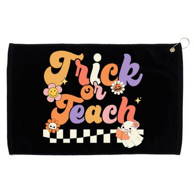 Halloween Retro Groovy Teacher Ghost Costume Grommeted Golf Towel