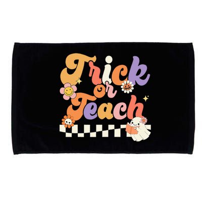 Halloween Retro Groovy Teacher Ghost Costume Microfiber Hand Towel