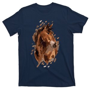 Horse Riding Graphic Women Horseback Horse Owner Equestrian T-Shirt