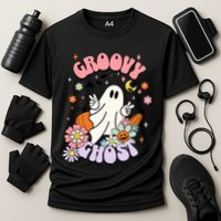 Halloween Retro Groovy Funny Boo Ghost Spooky Cool Vibes Gift Performance Shirt