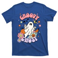 Halloween Retro Groovy Funny Boo Ghost Spooky Cool Vibes Gift T-Shirt