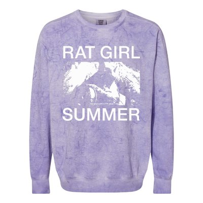 Health Rat Girl Summer 2024 Colorblast Crewneck Sweatshirt