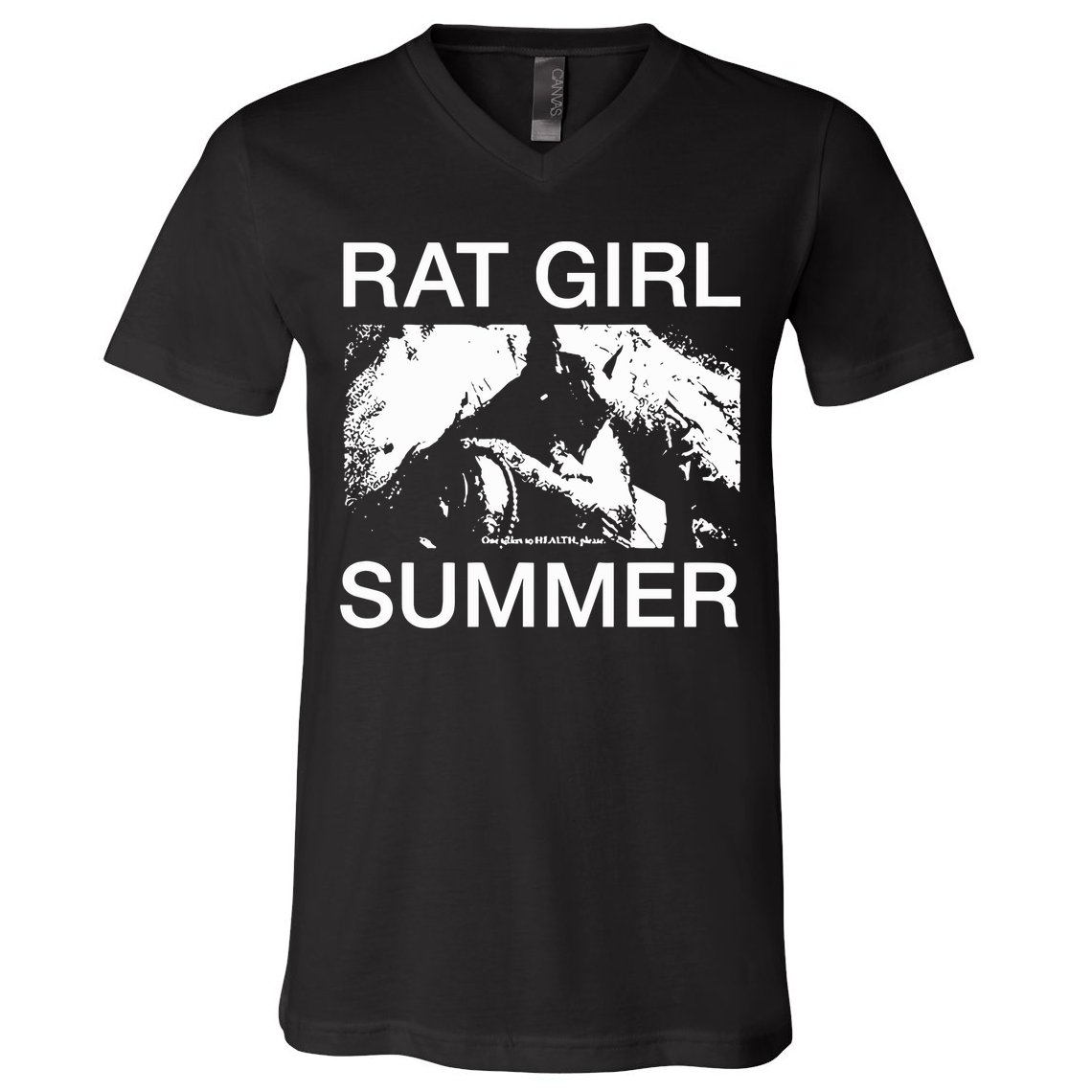 Health Rat Girl Summer 2024 V-Neck T-Shirt
