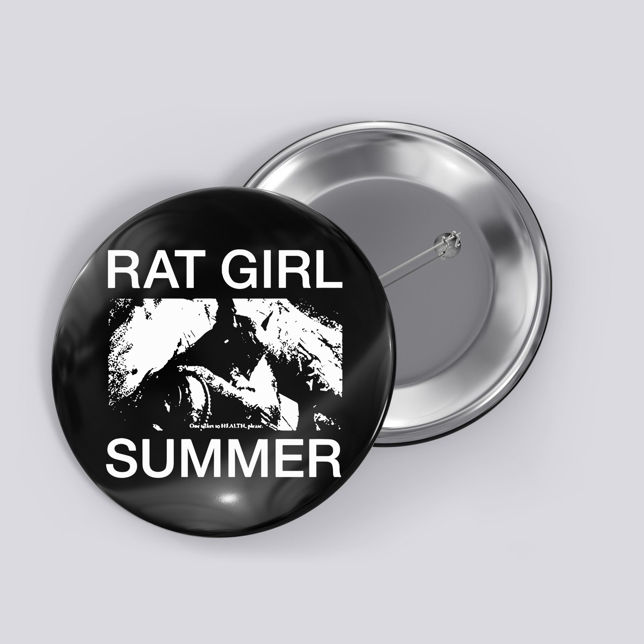 Health Rat Girl Summer 2024 Button