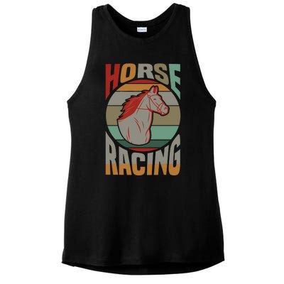 Horse Racing Ladies PosiCharge Tri-Blend Wicking Tank