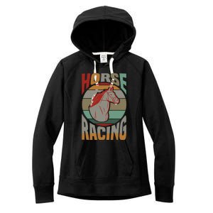 Horse Racing Women's Fleece Hoodie