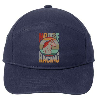 Horse Racing 7-Panel Snapback Hat