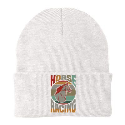 Horse Racing Knit Cap Winter Beanie