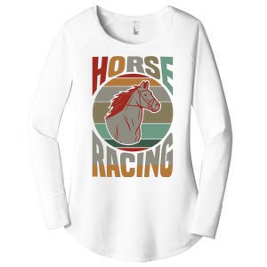 Horse Racing Women's Perfect Tri Tunic Long Sleeve Shirt