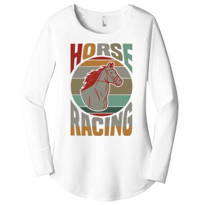 Horse Racing Women's Perfect Tri Tunic Long Sleeve Shirt