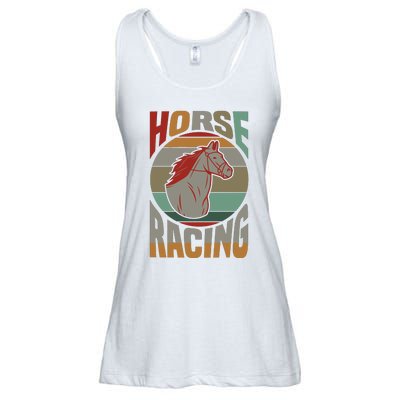 Horse Racing Ladies Essential Flowy Tank