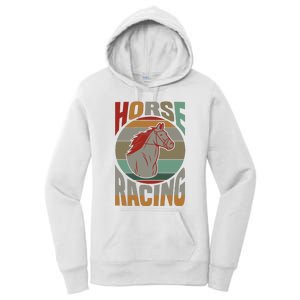 Horse Racing Women's Pullover Hoodie