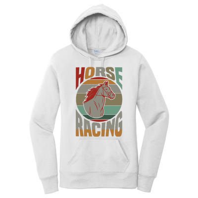 Horse Racing Women's Pullover Hoodie